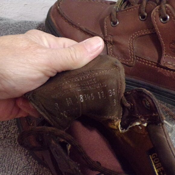 Timberland Gore-Tex Ancle Boots Size 8 Brown - Picture 3 of 4